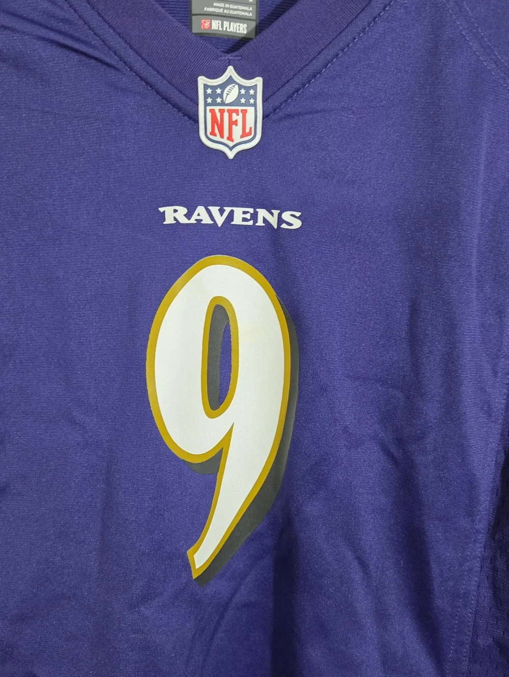 NWT Nike Ravens Football Jersey #9 Tucker Womens Medium NFL Fan Baltimore